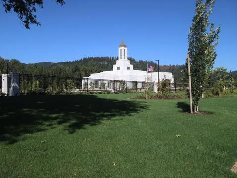 Willamette Valley Oregon Temple Stock Photos