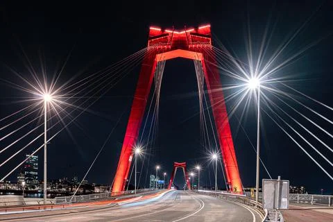 The Willems bridge in Rotterdam Stock Photos