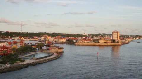 Willemstad, Long Shot Stock Footage 997731