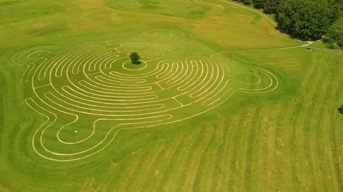 willen lake maze milton keynes sunny Stock Video Pond5