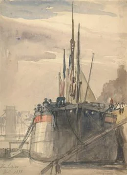 William Callow, 1812 1908, British, active in France, The Luxor, Paris, De... Foto stock