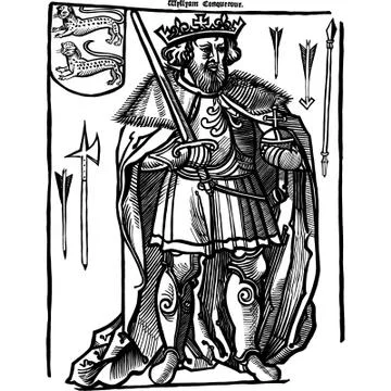 William the Conqueror - King of England Stock Illustration