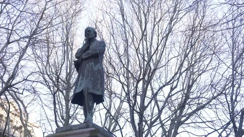 William Conyngham Plunket Statue, Dublin Stock Footage 124127176