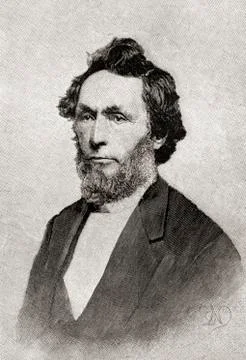 William Henry Herndon, 1818 - 1891. Law Partner And Biographer Of Abra Stock Photos