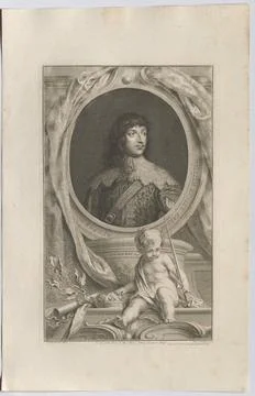 William Russel Earl of Bedford . William Russell, 1st Duke of Bedford. Jak... Stock Photos
