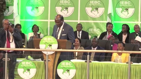 William Ruto declared winner of Kenya presidential election Video stock 204853017