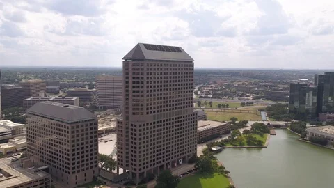 William Square Semi-Circle Rotation Irving Texas Video stock 81148432