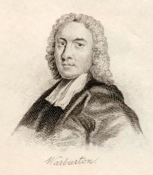 William Warburton 1698 - 1779 Anglican Bishop Of Gloucester Literary C Stock Photos