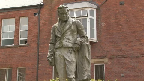 William Wilberforce statue Stock Footage 89306889