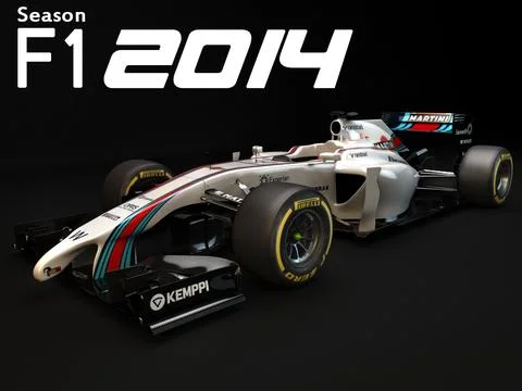 Williams Martini racing FW36 2014 3D Model