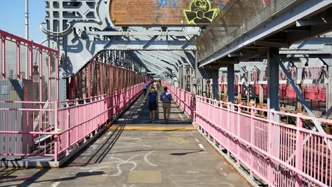 Williamsburg Bridge Stock Footage 83025504