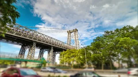 Williamsburg Bridge in NYC Video stock 11947287