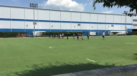 WILLIAMSBURG, BROOKLYN - August 1, 2015:  Urban youth and athletes practice Stock Footage 68510439