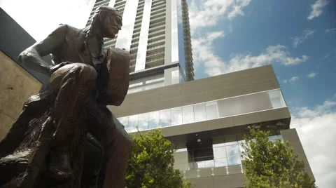 Willie Nelson Statue 스톡 동영상 53186526
