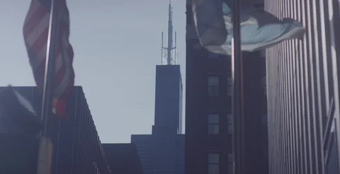 Willis Tower Chicago Stock Footage 127372265