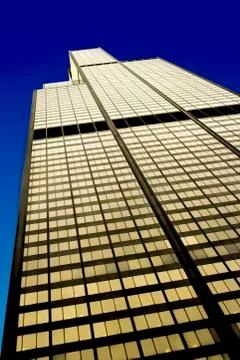 The Willis Tower in the Loop area, west facade, Chicago (Illinois) Stock-Fotos