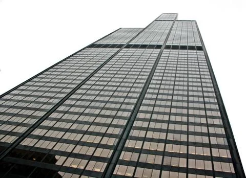 Willis Tower reaching for the sky Foto stock