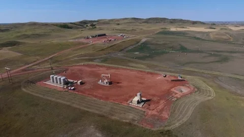 Williston Basin Oil Vídeo Stock 331973849