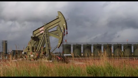 Williston Basin Pump Jacks Stock Footage 331973801