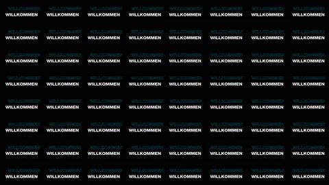 Willkommen Text 02 Video stock 148148697