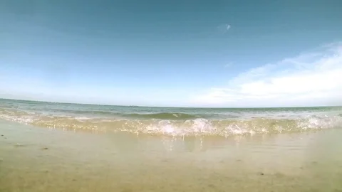 Willoughby storm damage reduction project area - 2015 Stock Footage 99686045