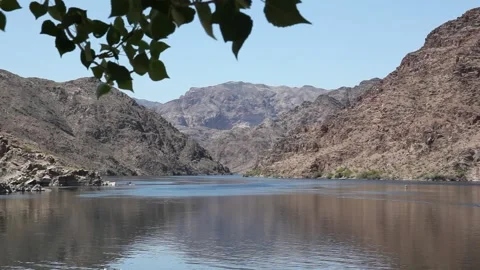 Willow beach on the Colorado River Stock Footage 167548038