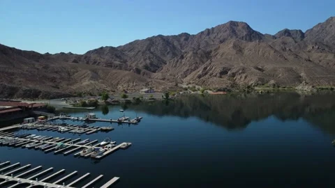 Willow Beach Marina. Stock Footage 160375181