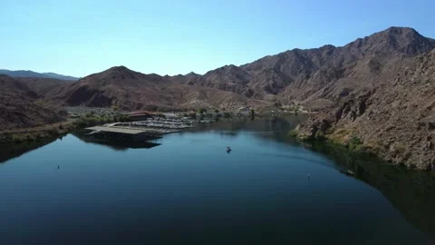 Willow Beach Marina. Stock Footage 160375686