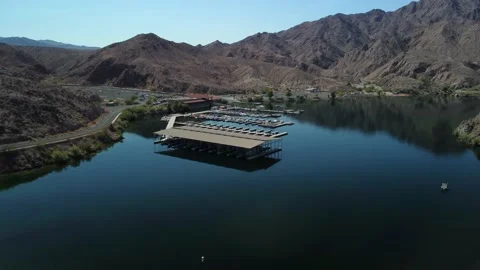 Willow Beach Marina. Stock Footage 160376073