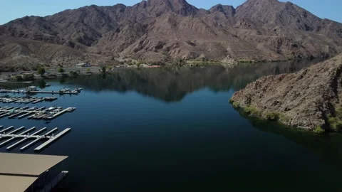 Willow Beach Marina. Stock Footage 160376153