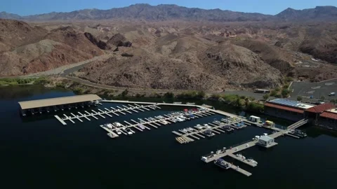 Willow Beach Marina. Stock Footage 160376446