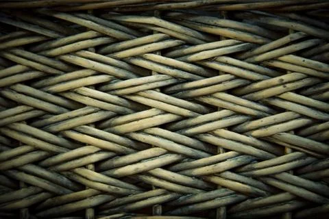 Willow wicker background Stock Photos