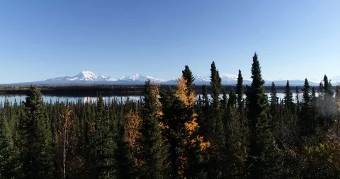 WillowLakeAlaskaReveal Stock Footage 96222632