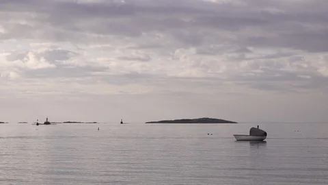 Willows Beach Waterfront Stock Footage 112539960