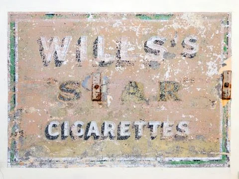 Wills cigarettes 写真素材