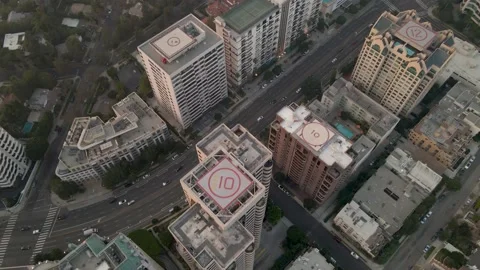 Wilshire Corridor Stock Footage 145707381