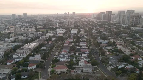 Wilshire Corridor Stock Footage 145707554