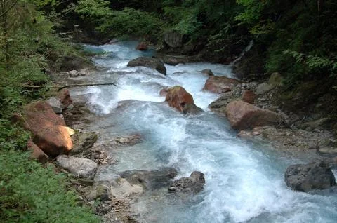 Wimbachklamm Foto stock