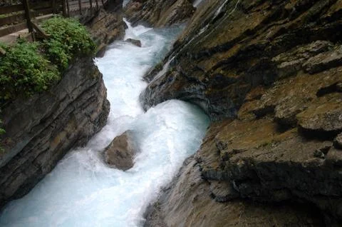Wimbachklamm Foto stock