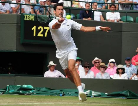 Wimbledon - Day five Stock Photos