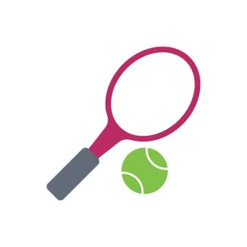 Wimbledon flat color icon Stock Illustration