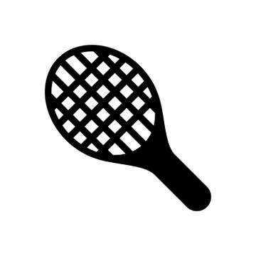 Wimbledon glyph flat icon Stock Illustration