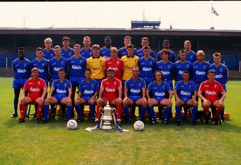 Wimbledon team FA Cup Winners Stock Photos