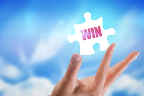 Win against blue sky Stockillustratie