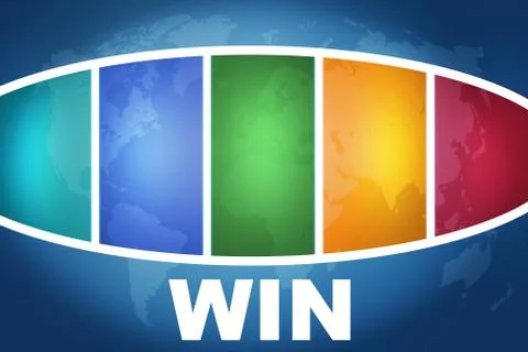 Win concept Stockillustratie