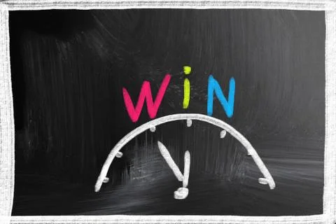Win concept 写真素材