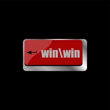 Win enter button on computer keyboard key Stock Illustration