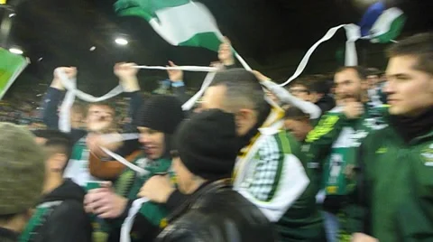 A Win for the Home Team Stock Footage 12422080