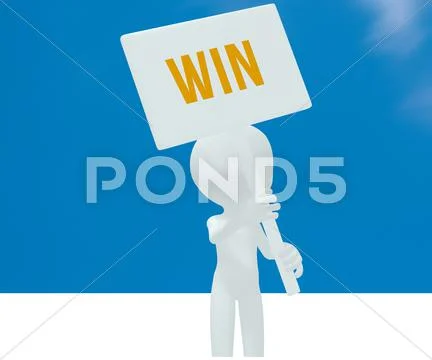 Win Stock Illustration