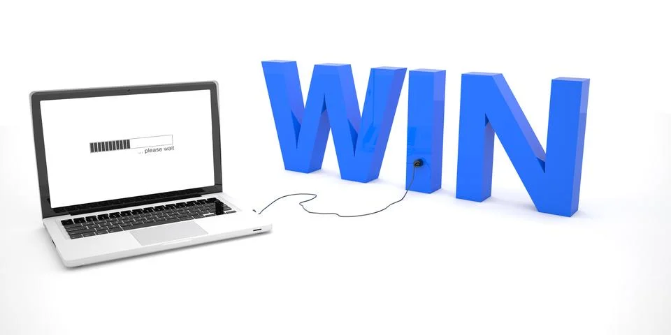 Win Stock Illustration